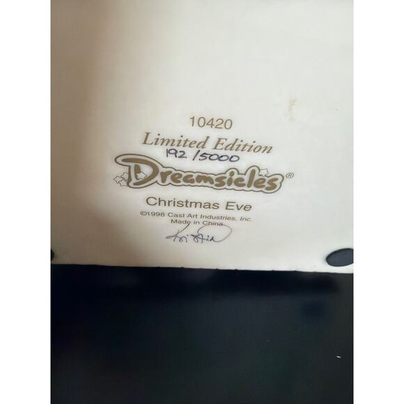 Dreamsicles 10420 Christmas Eve Limited Edition #192/5000 1998 Cast Art Figurine - Picture 3 of 8